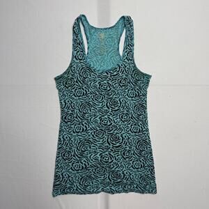Printed Body Fitted Full Length Made With Cotton Y2K Vintage Tank Size Large